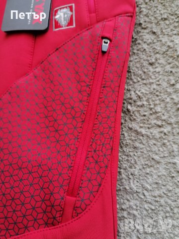 Продавам нов червен качествен топъл софт шел дамски панталон Black Yak , снимка 3 - Панталони - 38319902