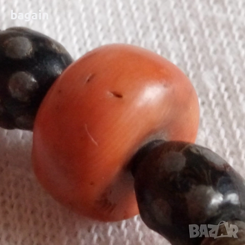 Огърлица. Сребро с корали., снимка 2 - Колиета, медальони, синджири - 52703635