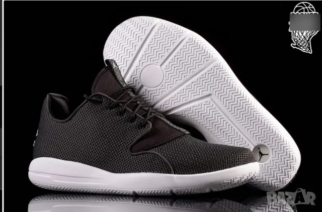 маратонки NIKE AIR JORDAN ECLIPSE BLACK WHITE ANTHRACITE GS номер 37,5-38, снимка 2 - Маратонки - 47697047