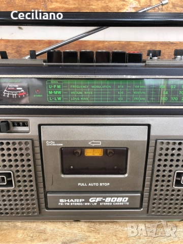 Радиокасетофон Sharpс GF-8080E, снимка 4 - Радиокасетофони, транзистори - 52676813