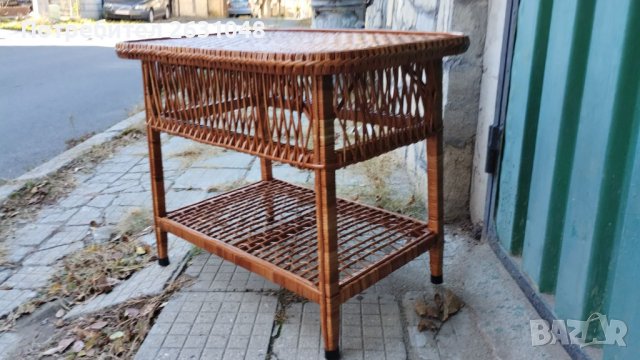 плетена ратанова маса, снимка 3 - Други стоки за дома - 43018997