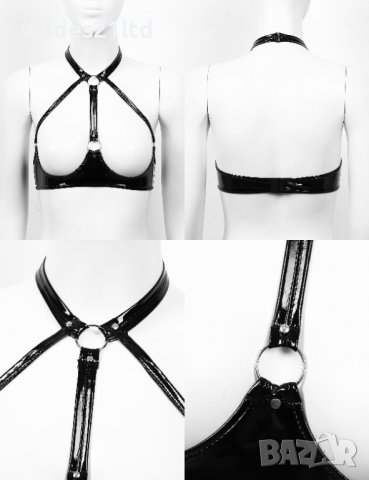 Еротични и секси латексови бикини/прашки с цип, снимка 14 - Бельо - 39305951