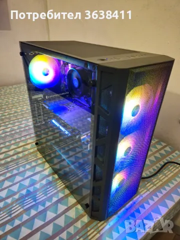 Геймърски компютър гаранция/Ryzen 5 5600 16GB,GTX 1080 8GB, 500 GB SSD, HDD 1TB, снимка 5 - Геймърски - 47894360