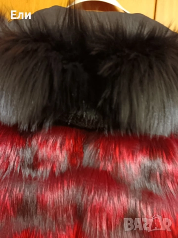 Палто лисица естествен косъм , снимка 6 - Палта, манта - 53227643