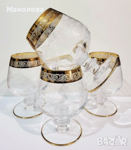 Комплект кристални чаши Murano Medici за допълнение на сервиз., снимка 6 - Други ценни предмети - 53183842