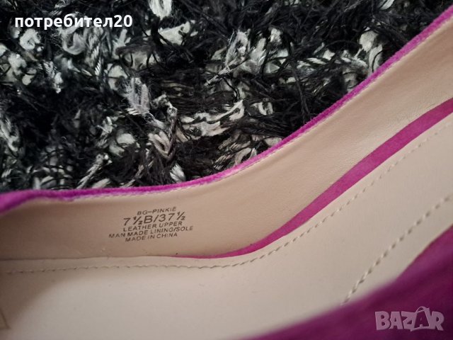 маркови розови велурени токчета, снимка 3 - Дамски обувки на ток - 23228906