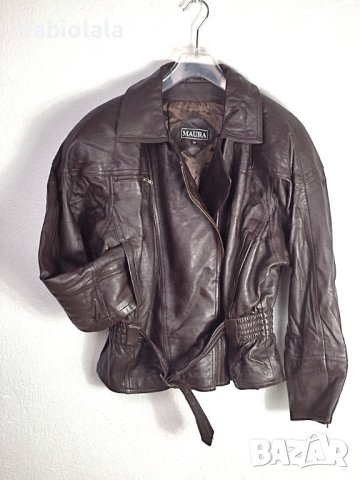 Maura leren jas D38/F40