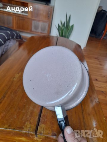 Стара емайлирана касерола,тиган #2, снимка 7 - Други ценни предмети - 38672766