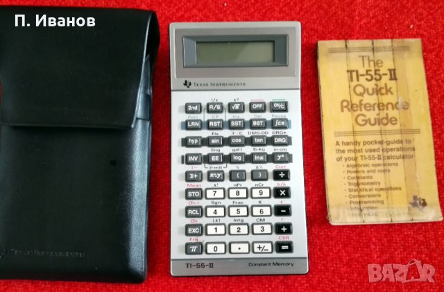 Продавам калкулатор Texas Instruments TI-55-II, снимка 1 - Друга електроника - 27385400