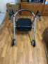 Ролатор/ проходилка с 4 колела, седалка, облегалка и торба – нов, неизползван, снимка 4