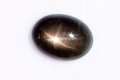 Черен звезден сапфир 0.68ct овал, снимка 1 - Други - 36413190