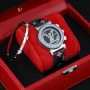 Часовник+гривна louis vuitton hermes versace gucci chanel gucci , снимка 4
