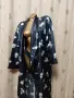 L/2XL Черен сатенен халат на цветя , снимка 9