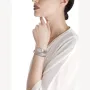 BVLGARI Serpenti Tubogas Snake Silver Diamonds Дамски Часовник, снимка 4
