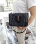 Дамска чанта YSL черен лак, снимка 1 - Чанти - 29049310