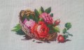  Гоблен рози в кошница , снимка 2