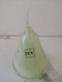 Декоративна стъклена круша марка IVV - зелена, снимка 1