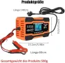 Ново Смарт зарядно 12V 12A за акумулатори – LCD дисплей, бързо зареждане, снимка 2