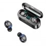 3000052444 Безжични bluetooth 5.0 слушалки F9+ -5С TWS , черни, снимка 1