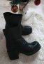 Черни боти ЕСТЕСТВЕНА кожа , снимка 5