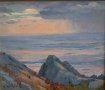 Георги Христов Рубев 1897 - 1975 Пред буря Сините камъни Сливен, снимка 2