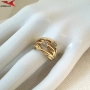 Пръстен с 14К златно покритие 224830, снимка 4