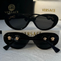 Versace 2023 дамски слънчеви очила котка, снимка 2