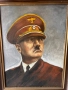 Антикварен Маслен Портрет на Хитлер, снимка 5