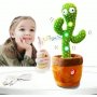 Пеещ и танцуващ кактус, интерактивна детска играчка, снимка 1 - Плюшени играчки - 37452425