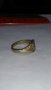 Старинен пръстен сачан над стогодишен с БУКВА А  - 59911, снимка 6