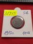 Монета 10 стотинки 1917г. Царство България стара рядка над стогодишна за КОЛЕКЦИЯ 32715, снимка 10