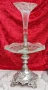 Старинна посребрена поставка Арт Деко, Epergne, снимка 1