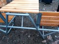 Комбинирана градинска пейка с маса , снимка 10
