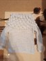 Ефектна изключително мека плетена дамска блуза с падаща по раменете шал яка, снимка 1 - Блузи с дълъг ръкав и пуловери - 43706565