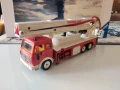 Метална количка SIKU Камион пожарна с Вишка Mercedes LKW, снимка 1