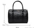 Комплект от 6 броя луксозни дамски чанти , Черни, снимка 10