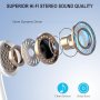 Нови Безжични Bluetooth 5.3 Слушалки с HiFi Звук Подарък, снимка 6