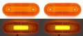 Лед LED НЕОН габарити за камион , ОРАНЖЕВИ , 12-24V , PAD221Y , снимка 2