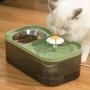 Автоматичен фонтан и купа за храна за домашни 2в1 USB LY-429-Green Автоматичен фонтан за котки, снимка 3