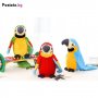 Плюшен интерактивен говорещ папагал Арчи
