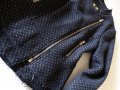 OUI Jacket Suit Made in Italy Дамско Яке Сако в Байкър Стил Размер S Ново, снимка 6