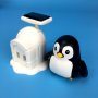 Иновативен детски конструктор със солрна батерия, движещ се пингвин, снимка 1 - Декорация за дома - 43833217