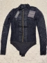 Блуза-боди Black Lace Caramella Fashion, снимка 6