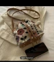 Дамска чанта от плат стилна удобна интересен дизайн , снимка 5
