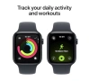 НОВ!!! Смарт часовник Apple Watch SE 3 GPS + Cellular 44mm Midnight Aluminium Case , снимка 2