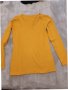Блузка фино плетево , тютюнево жълто наситен хубав тузарски цвят. , снимка 1 - Блузи с дълъг ръкав и пуловери - 43183193