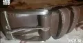 Нов Мъжки Колан Изцяло от Естествена Кожа Кафяв 130см., снимка 1