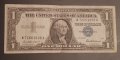 1 долар 1957 САЩ СИН ПЕЧАТ Сребърен сертификат , снимка 2