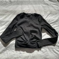 Къса блуза Zara, снимка 5 - Блузи с дълъг ръкав и пуловери - 44065513