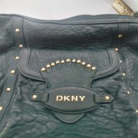 DKNY оригинална чанта естествена кожа , снимка 14 - Чанти - 38972539